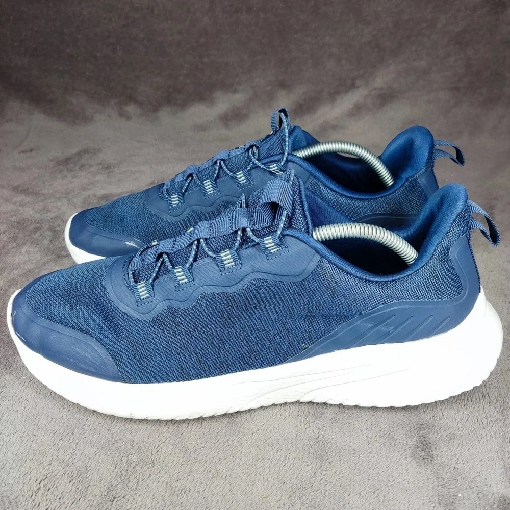 Athletic Works Men's Navy Low-Top Slip-on Memory Foam Size‎ 10